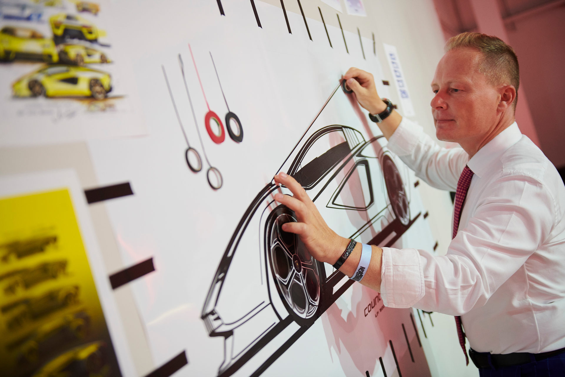 Lamborghini Countach LPI 800-4 Shown At Interactive Milano Design Week Exhibition