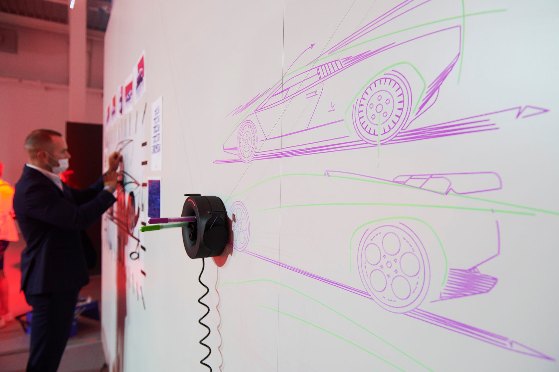 Lamborghini Countach LPI 800-4 Shown At Interactive Milano Design Week Exhibition