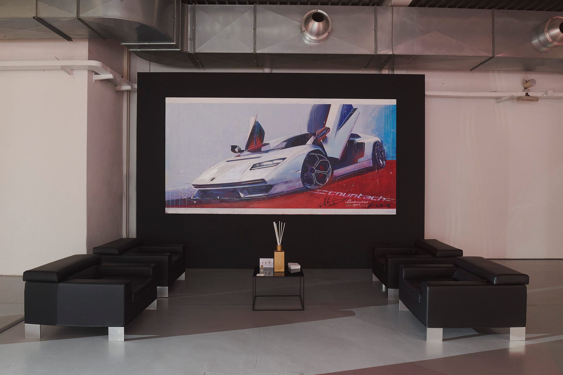 Lamborghini Countach LPI 800-4 Shown At Interactive Milano Design Week Exhibition