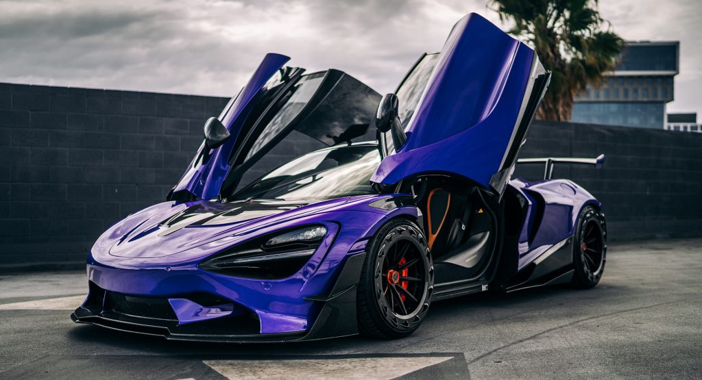  Purple McLaren 720S Is A Road-Going Spaceship Thanks To 1016 Industries