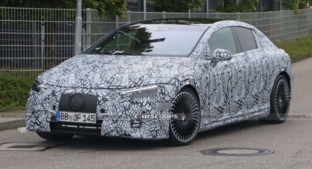  2023 Mercedes-AMG EQE 53 Spied: AMG’s Electric Sedan Getting Ready For The Post-V8 Era