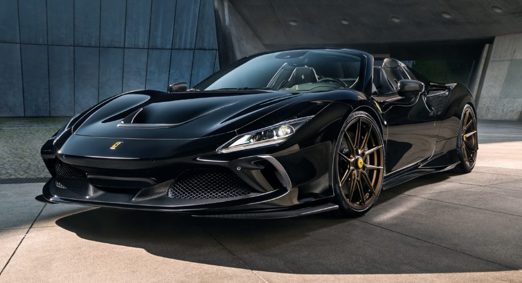  Novitec’s Ferrari F8 Spider Looks The Part With Bronze Wheels, Lots Of Carbon Fiber And 791 HP
