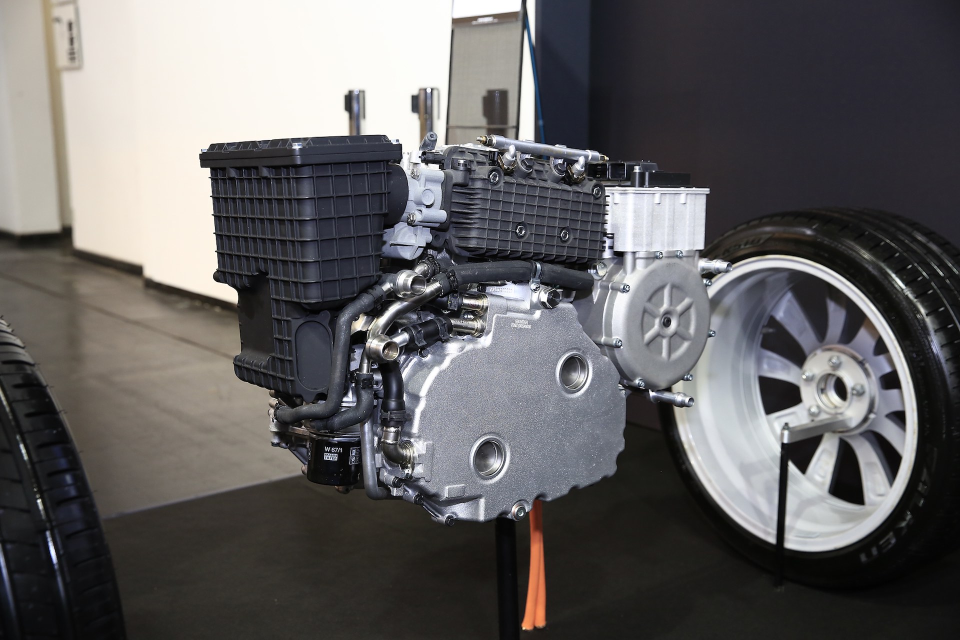 Obrist’s HyperHybrid Engine Turned A Tesla Model Y Into A PHEV