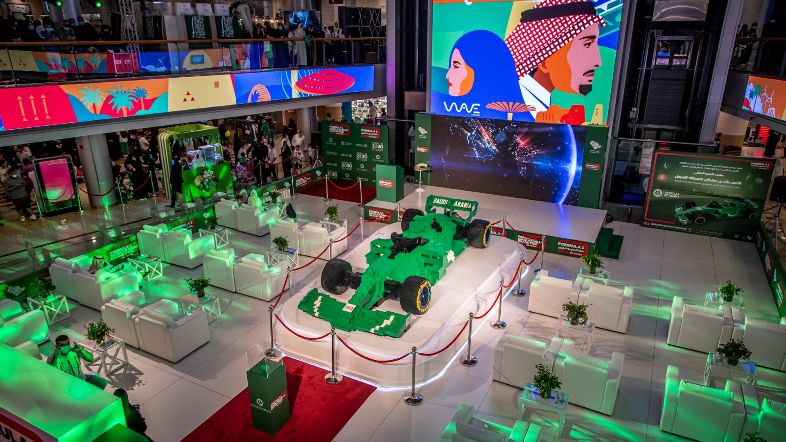 Watch The World’s Largest Lego Formula 1 Car Get Built Before Saudi Arabian Grand Prix