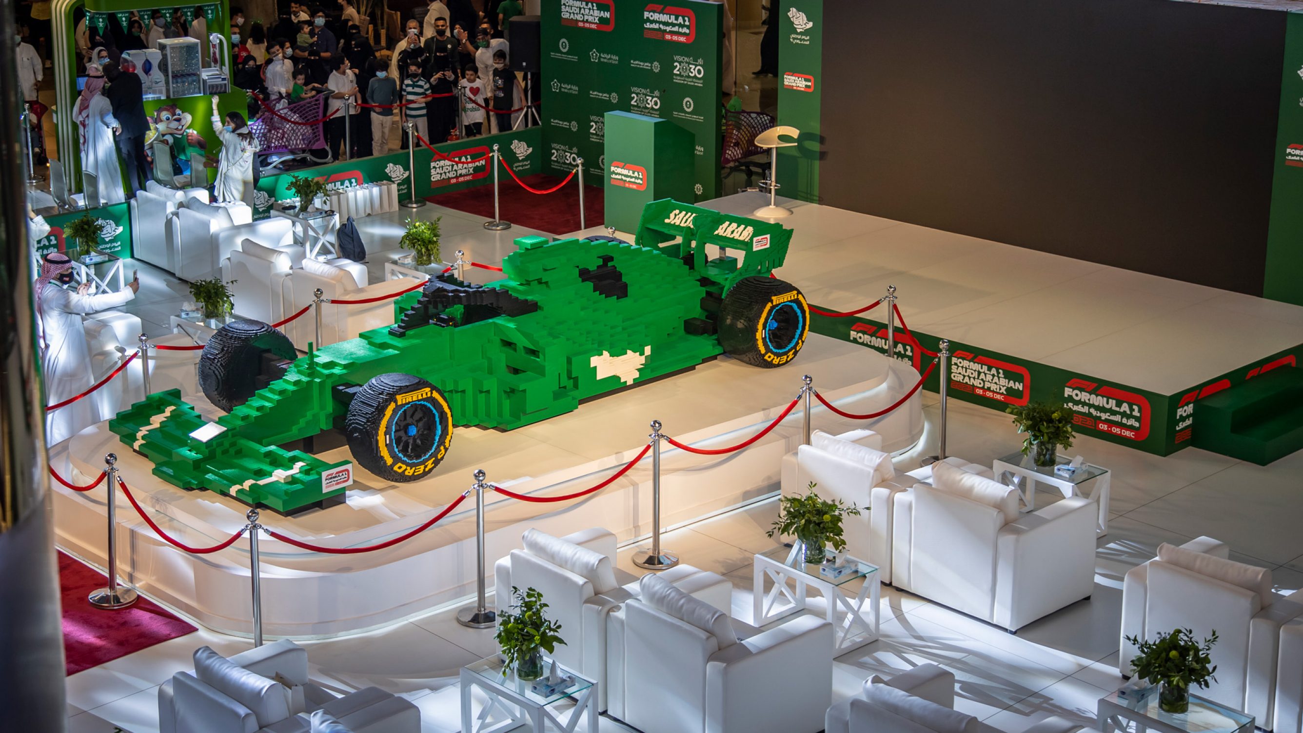 Watch The World’s Largest Lego Formula 1 Car Get Built Before Saudi Arabian Grand Prix