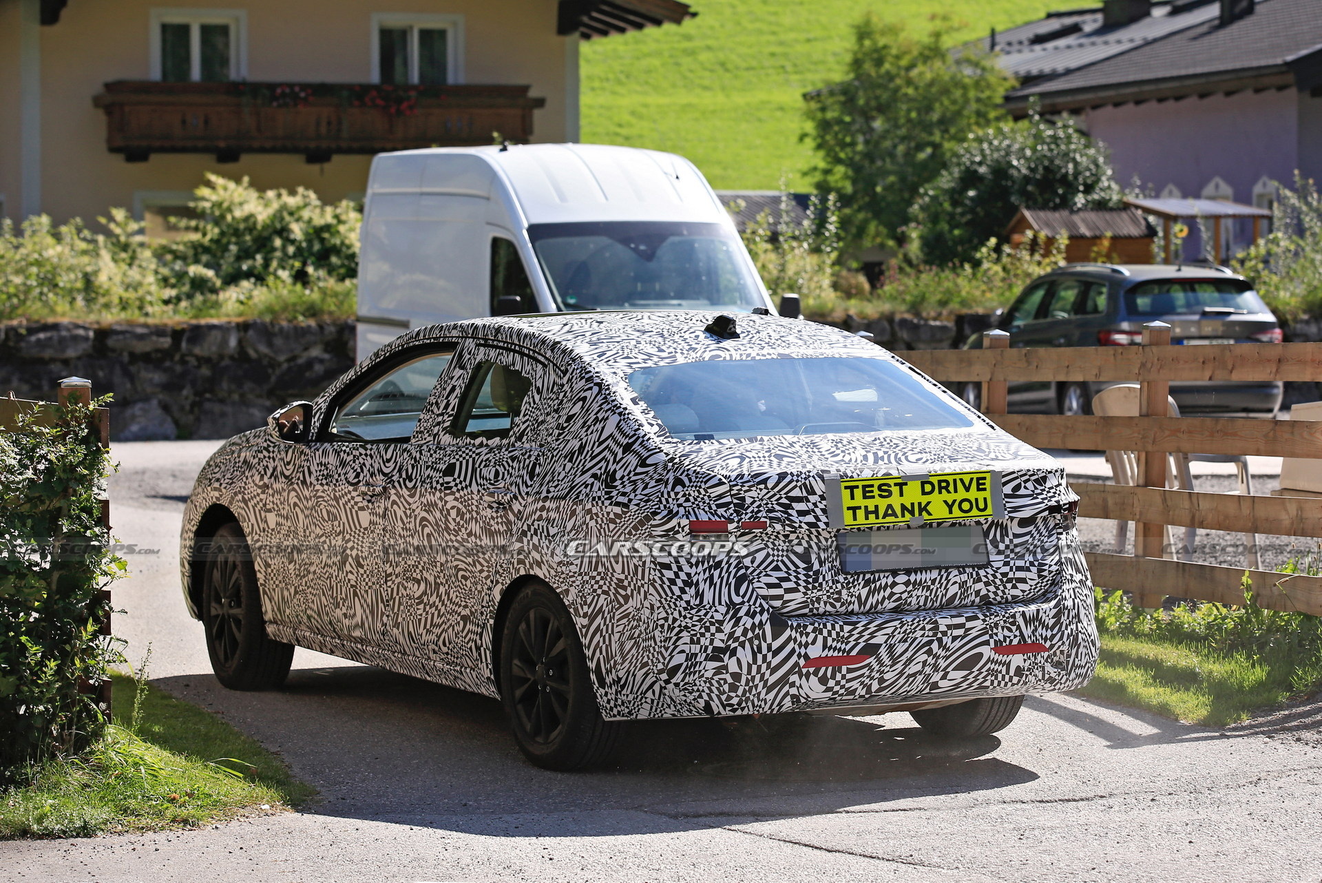 2022 Skoda Slavia Spied As A Fabia-Based Sedan