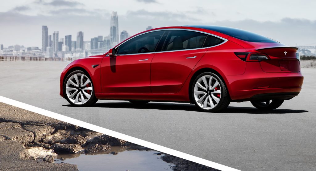 Tesla Model 3 Ground Clearance Deemed Insufficient For Indian Roads And Speed Bumps