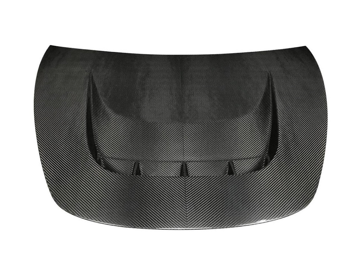 Do You Rate Or Hate This Modded Tesla’s Vented Carbon Hood?