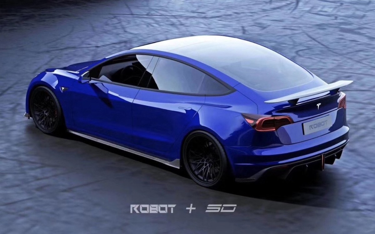 Do You Rate Or Hate This Modded Tesla’s Vented Carbon Hood?