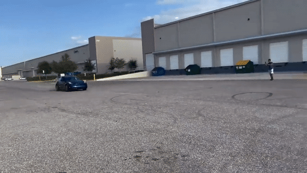 Tesla model Y crash
