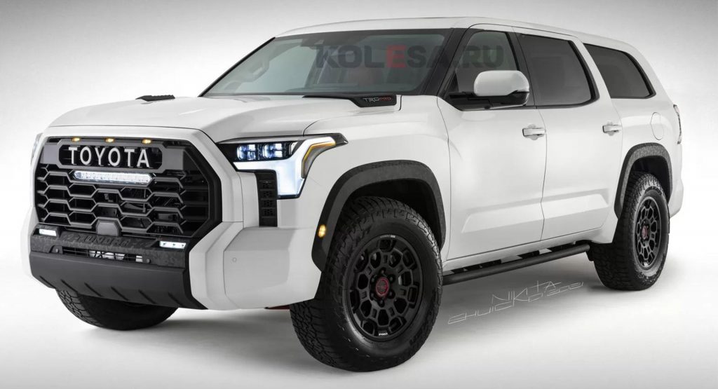  Toyota Tundra-Inspired Sequoia Rendering Looks Very Rugged