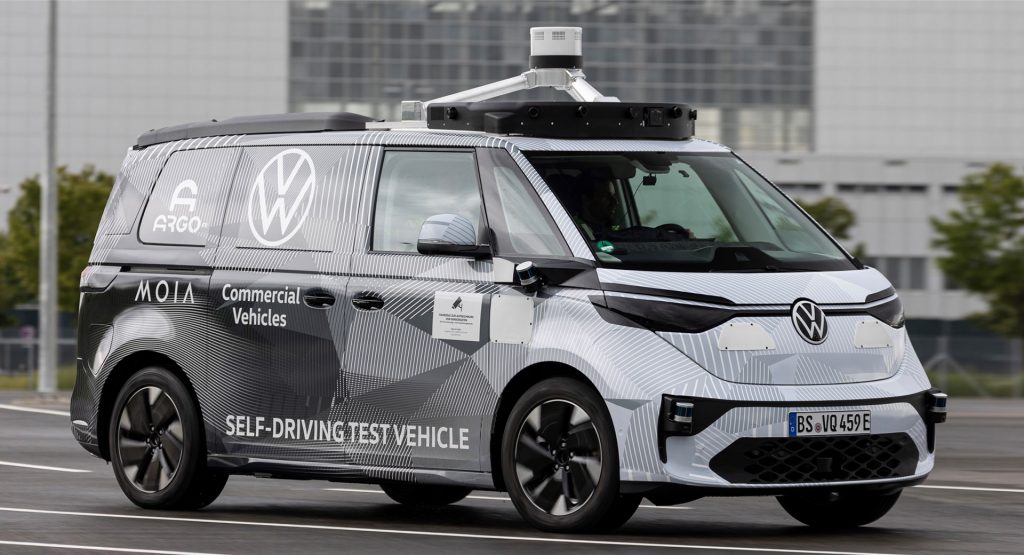 VW ID. Buzz Autonomous Van Debuts With Argo AI Tech, Set To Enter Service In 2025