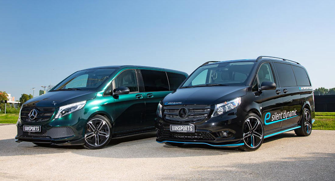 VanSports Amps Up The V300d Diesel And All-Electric e-Vito Mercedes-Benz  Vito