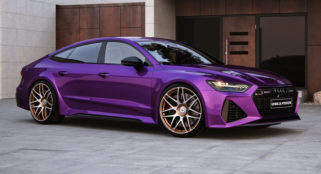 This Purple Audi RS7 Is More Powerful Than The Original Bugatti Veyron And LaFerrari