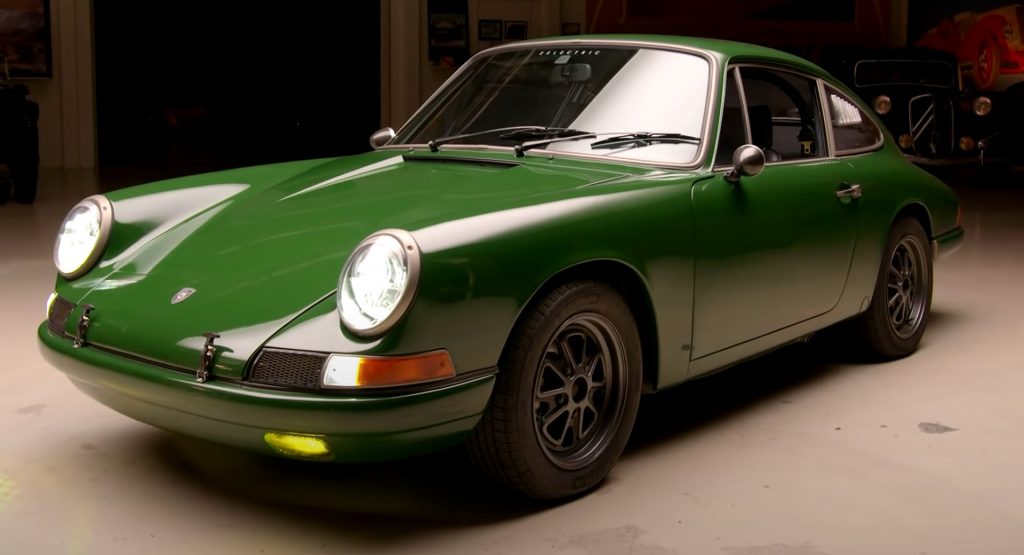  What Does Jay Leno Think Of An Electric 1968 Porsche 912 With 536 HP?