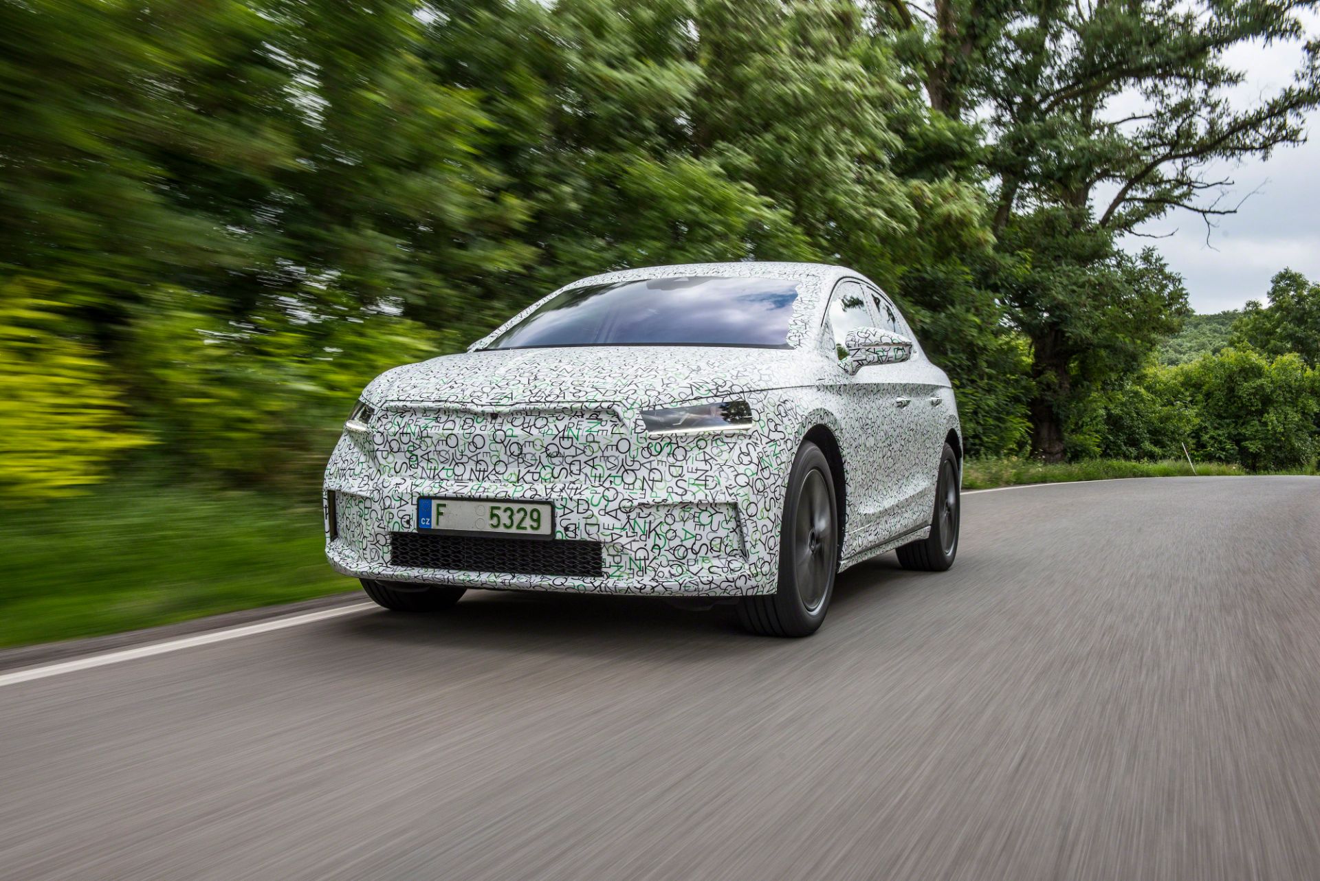 Skoda Enyaq Coupé iV Shows Aerodynamic Shape Ahead Of January 31 Debut