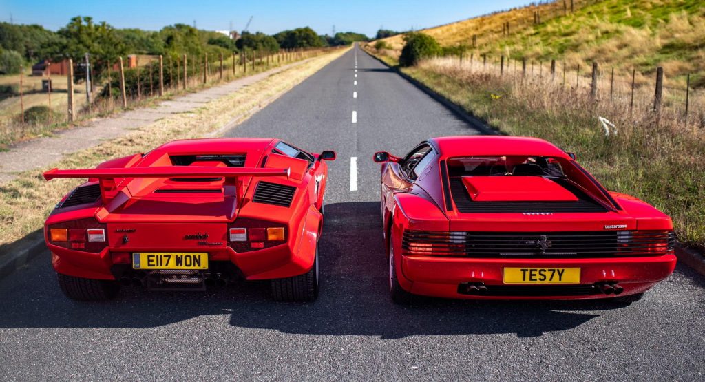 1980s Supercar Icons Showdown: Lamborghini Countach Vs. Ferrari Testarossa