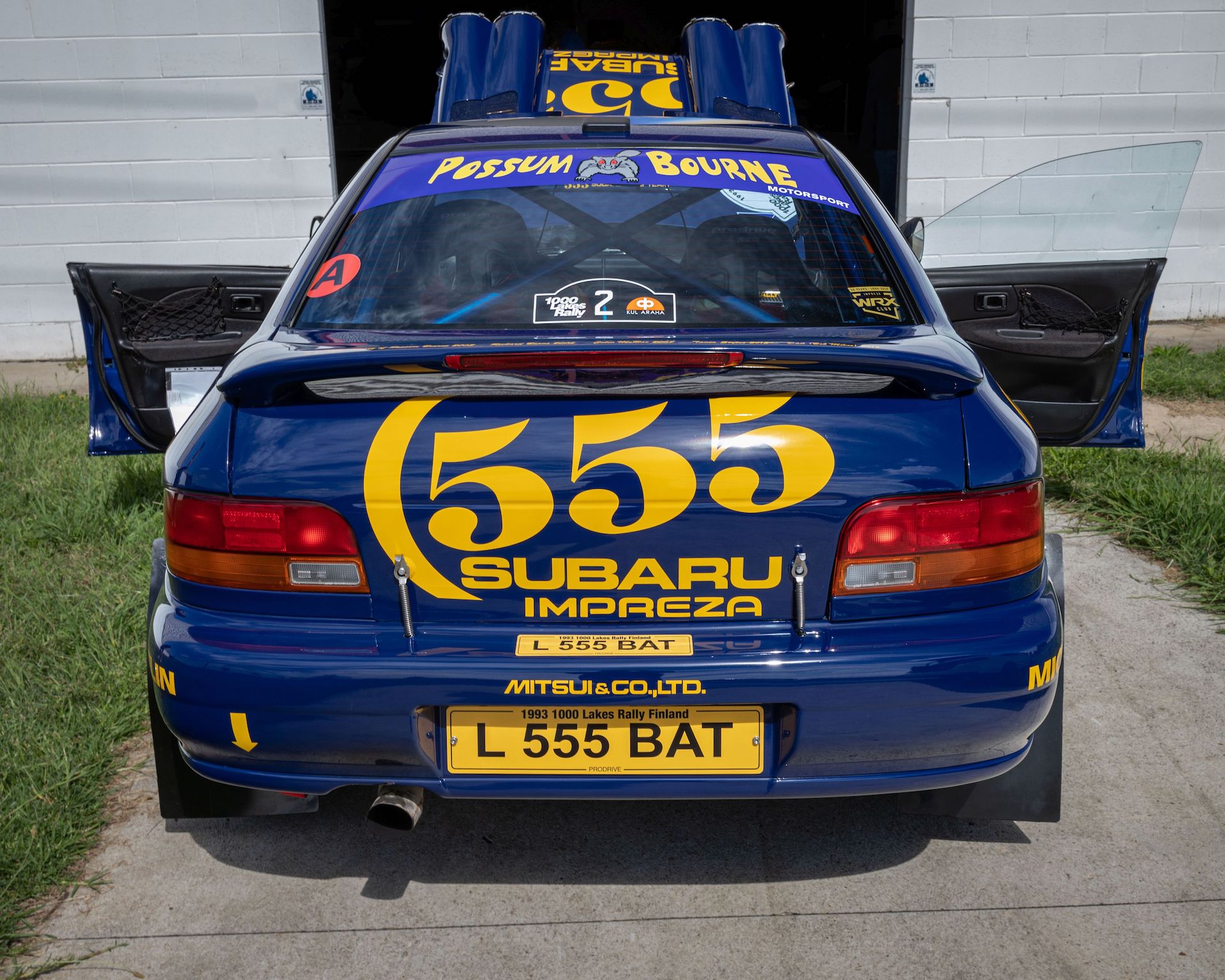 Ex-McRae, Burns And Vatanen WRC Subaru Impreza Crossing The Auction Block (Probably Sideways)