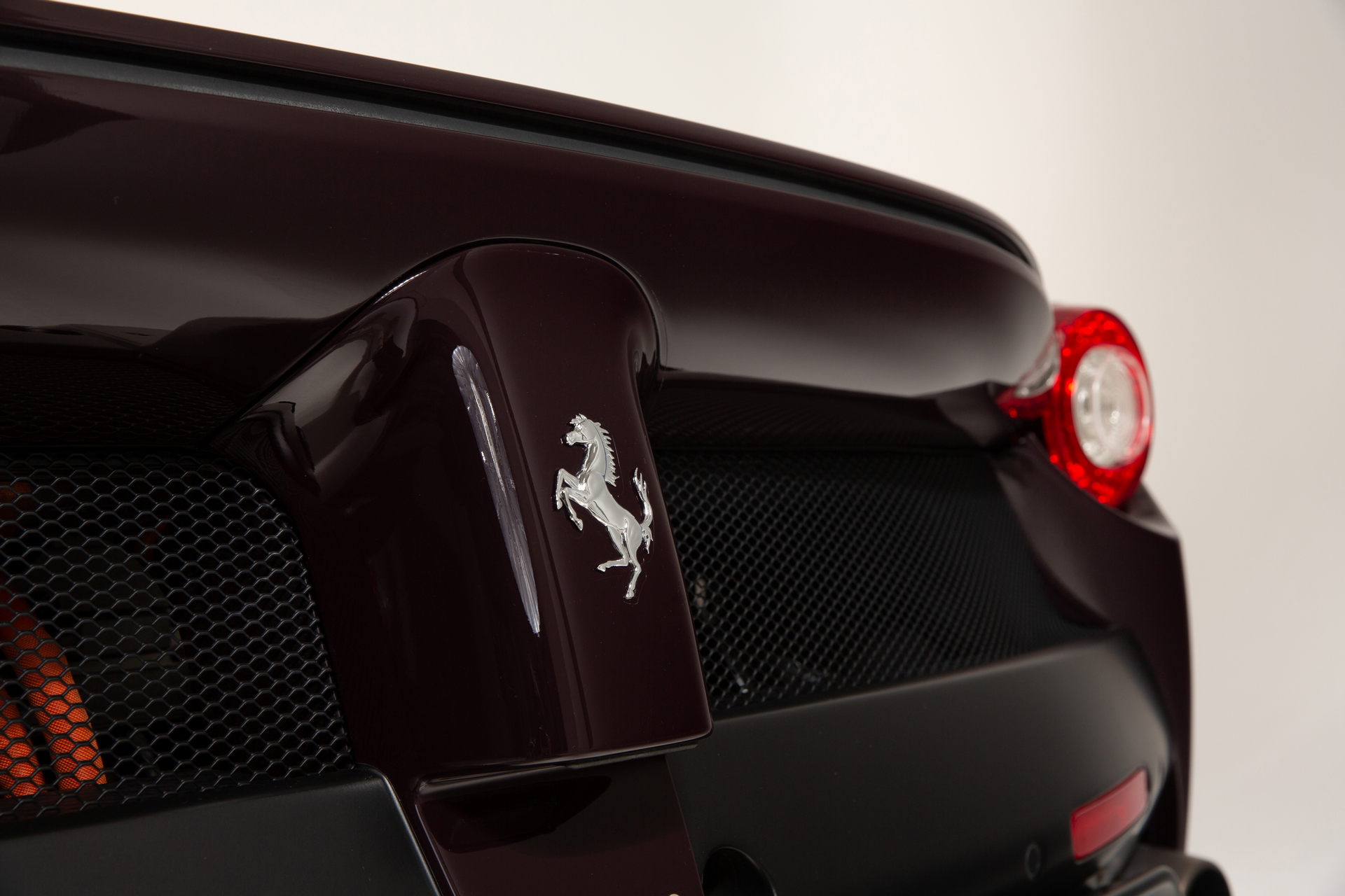 Special Order LaFerrari Painted In A Deep Red Wine Finish Is An Eye-Catcher