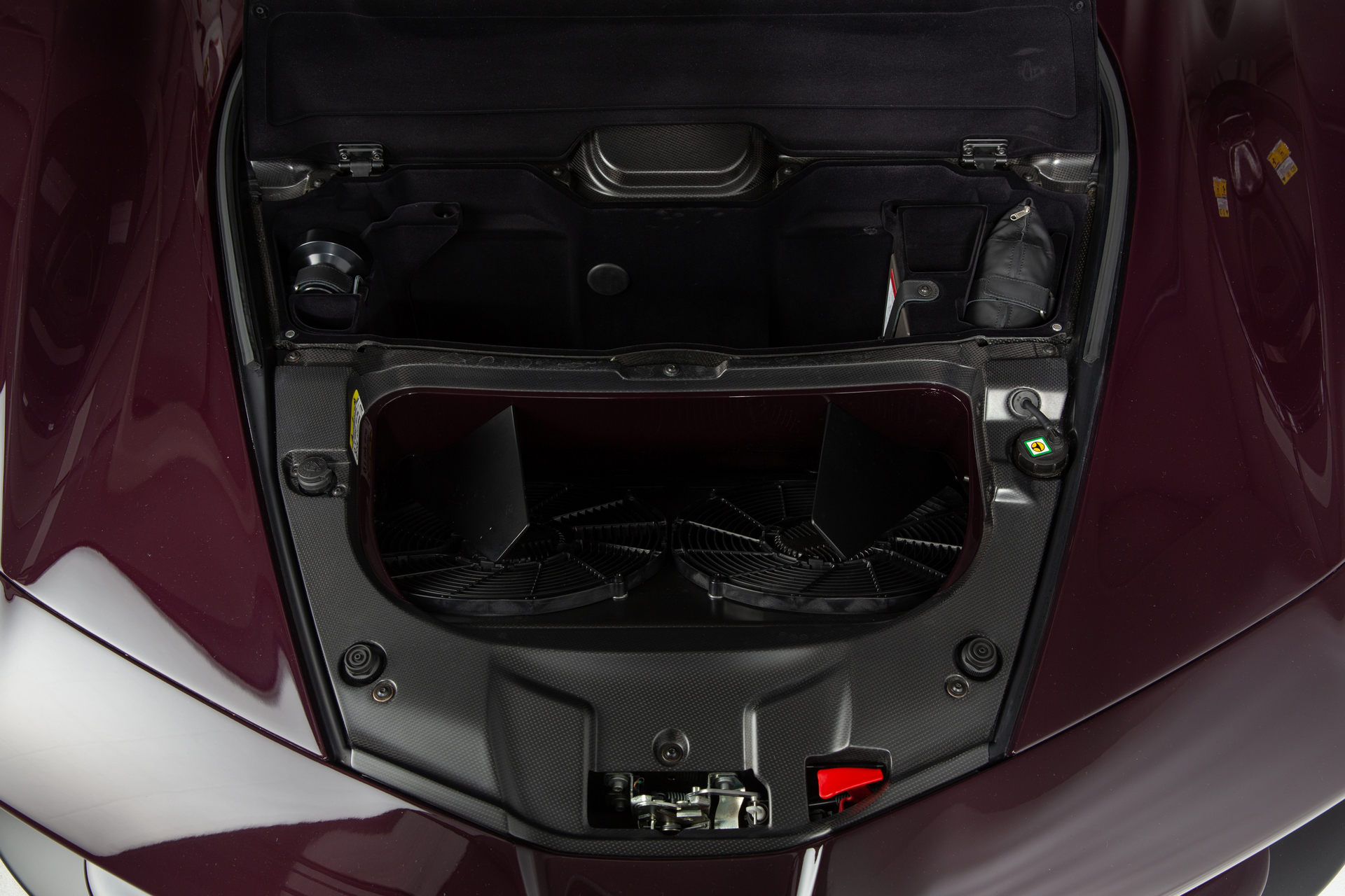 Special Order LaFerrari Painted In A Deep Red Wine Finish Is An Eye-Catcher