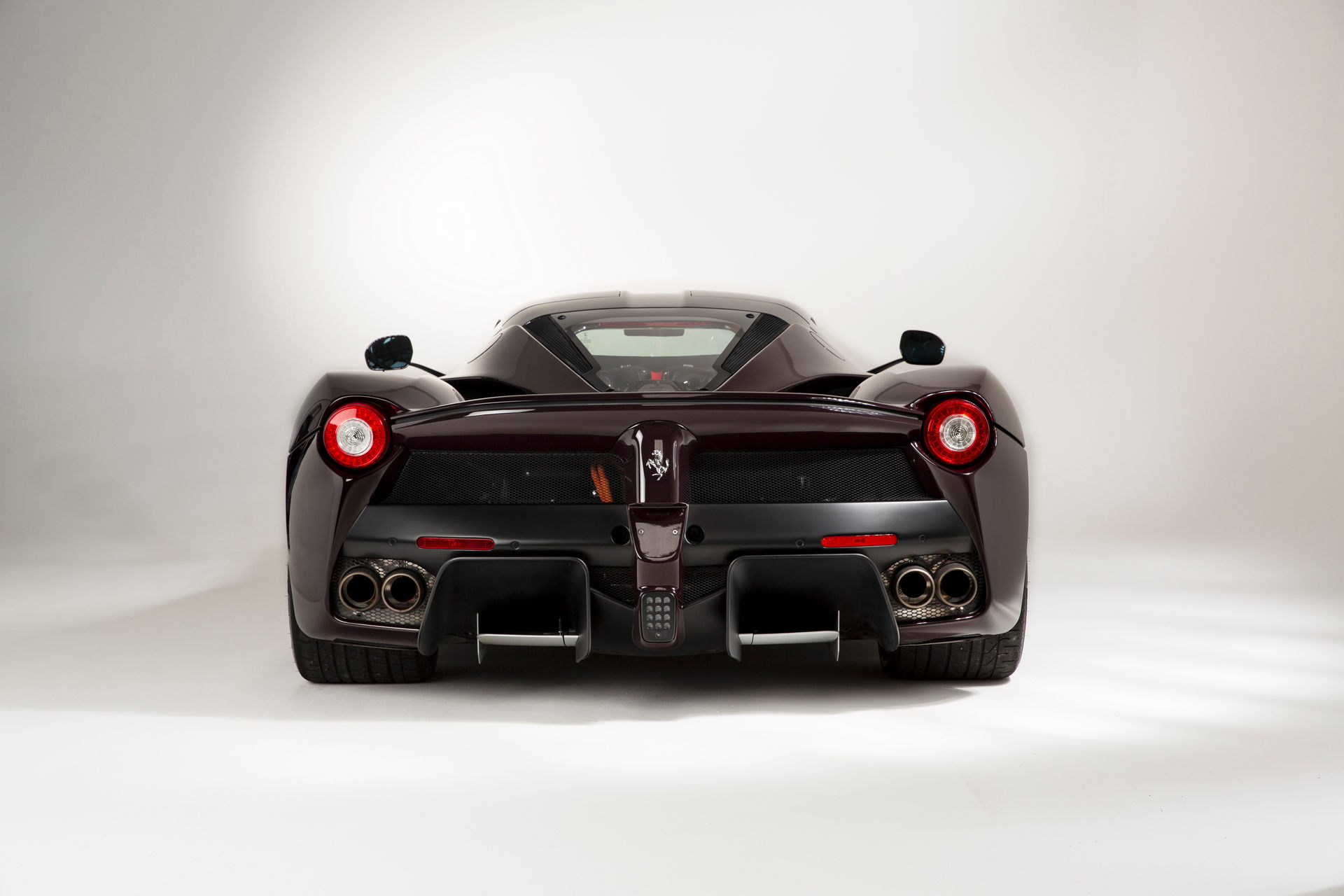 Special Order LaFerrari Painted In A Deep Red Wine Finish Is An Eye-Catcher