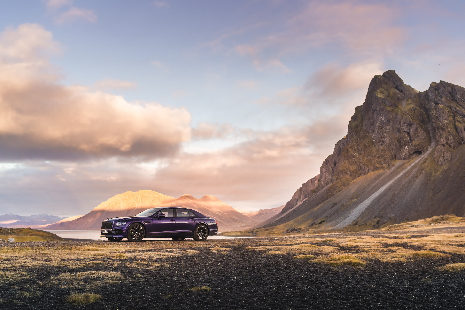 Bentley Flying Spur Hybrid Crosses Iceland Using Biofuel Out Of Straw