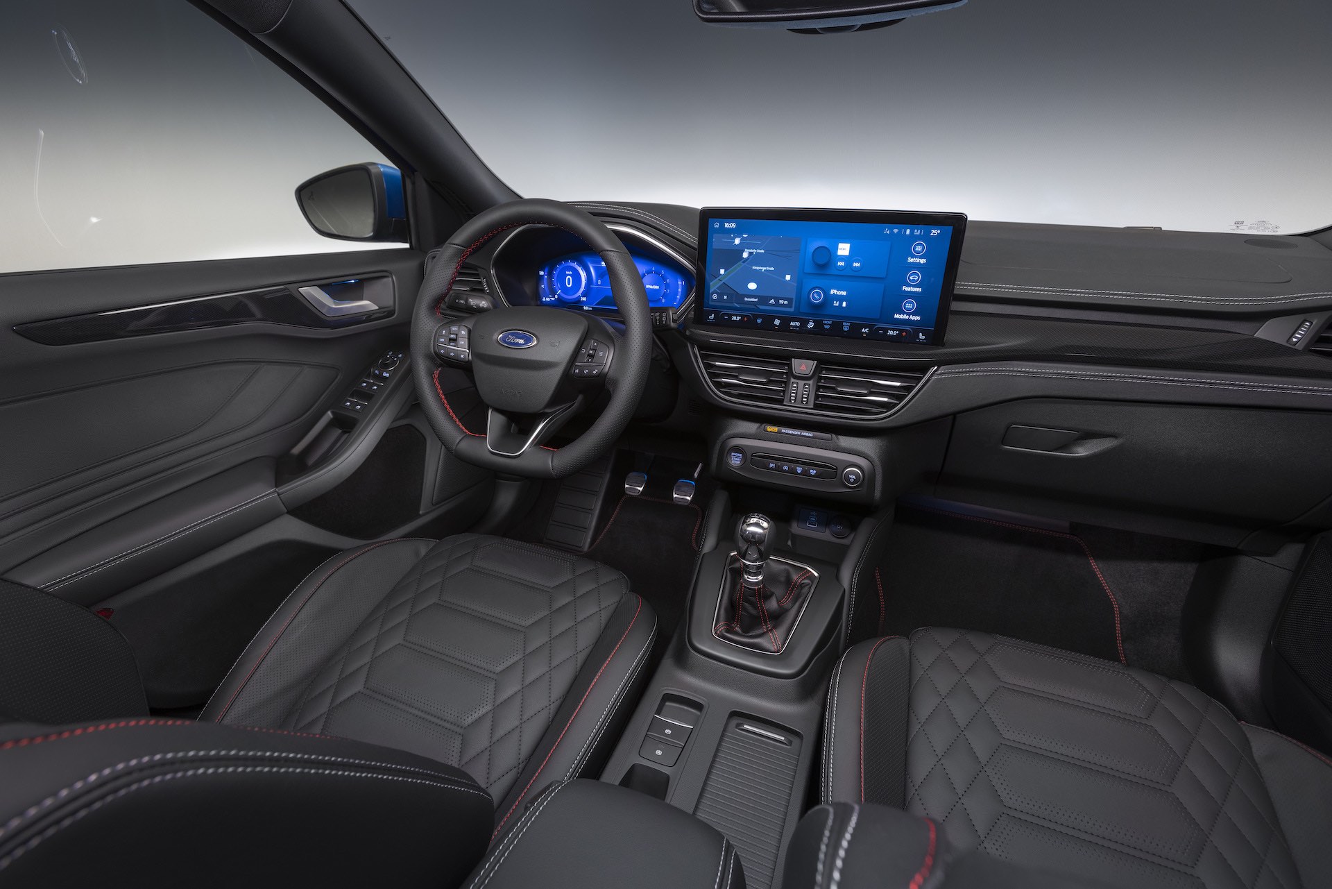 2022 Ford Focus Gets Huge Screen, 7-Speed DCT For Mild Hybrids; ST Gains £3600, Loses Recaros