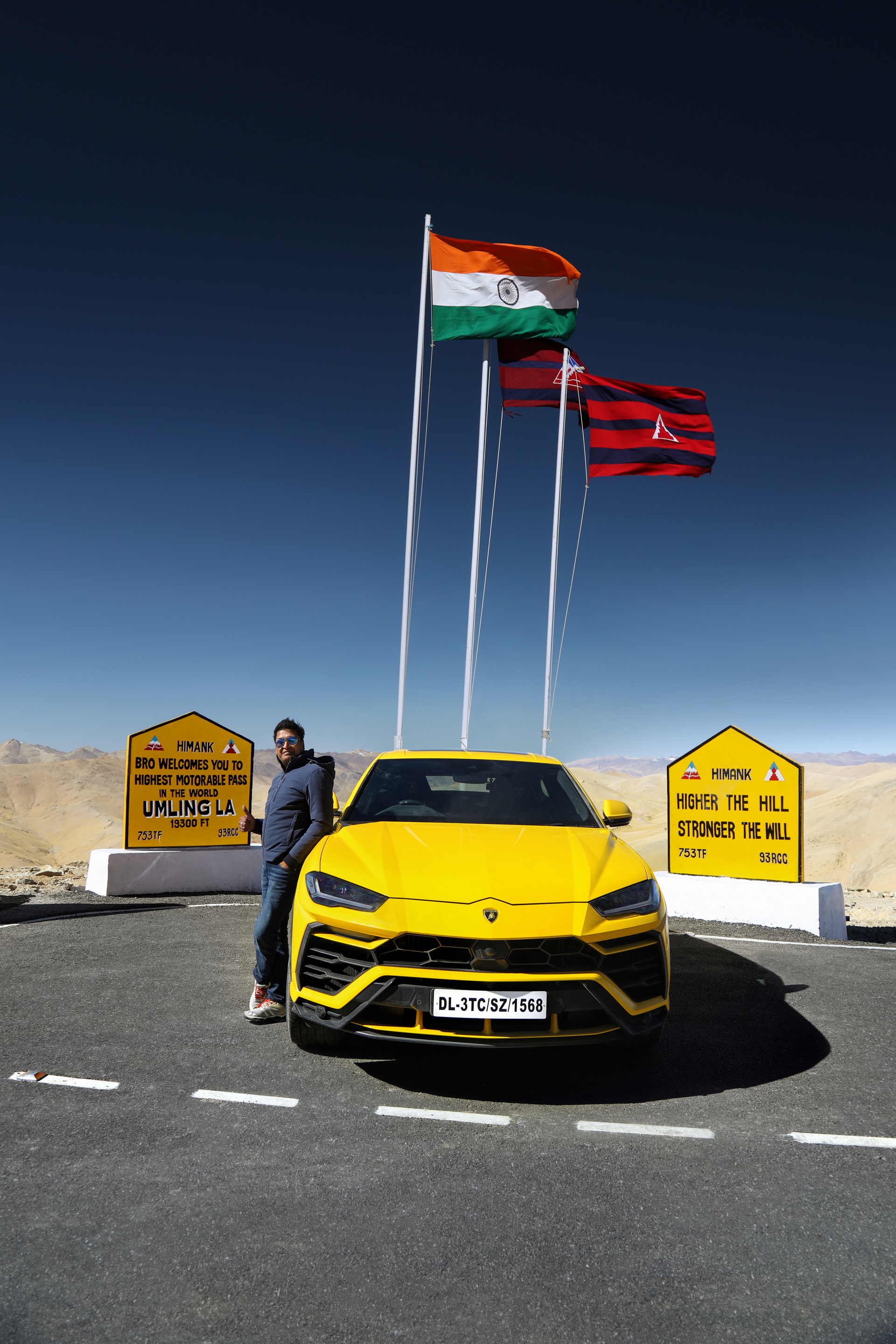 Lamborghini Urus Completes The New Highest Drivable Road On Earth