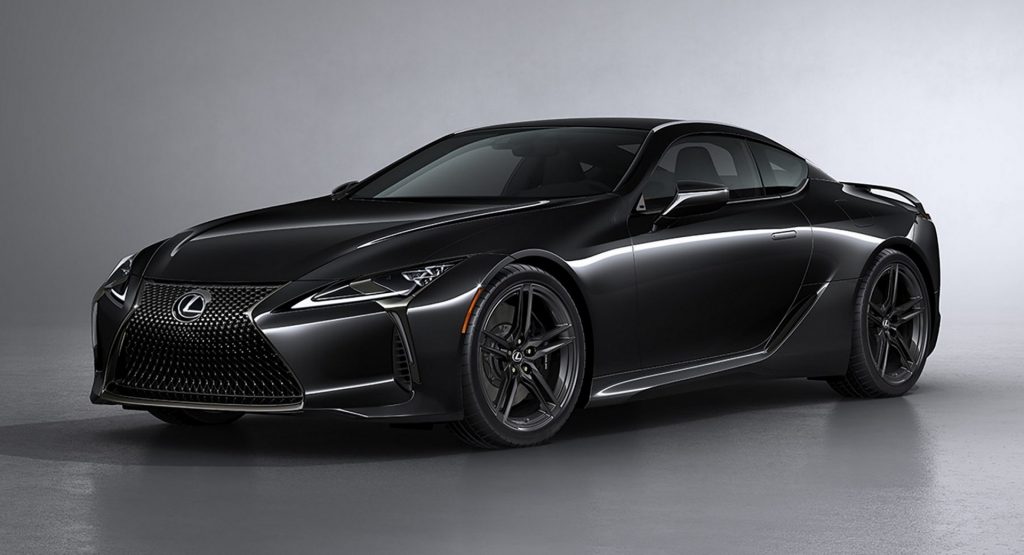  Lexus LC Coupe Black Inspiration Ditches Chrome And Colors For A Total Black Look