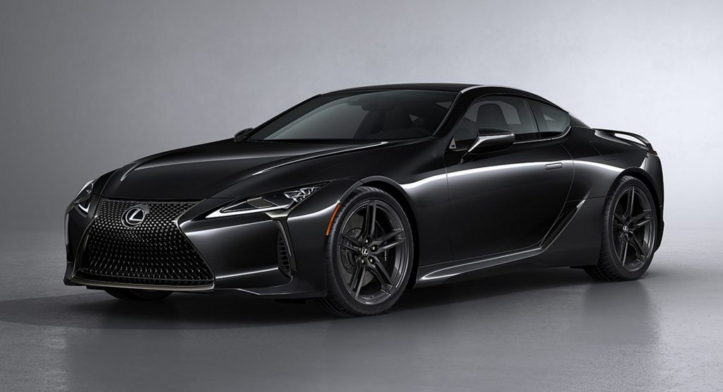 Lexus LC Coupe Black Inspiration Ditches Chrome And Colors For A Total Black Look