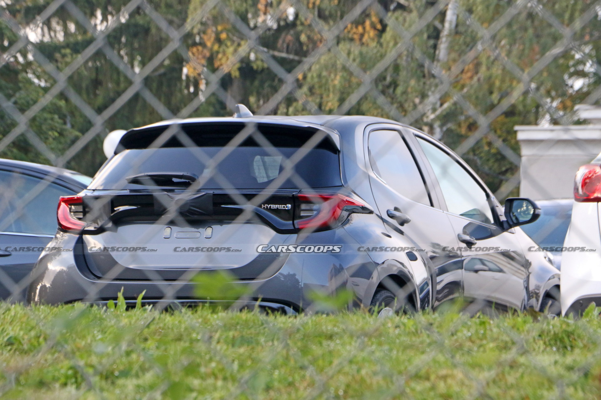 Semi-Camouflaged Toyota Yaris Hybrid Is Actually The 2023 Mazda2 For Europe