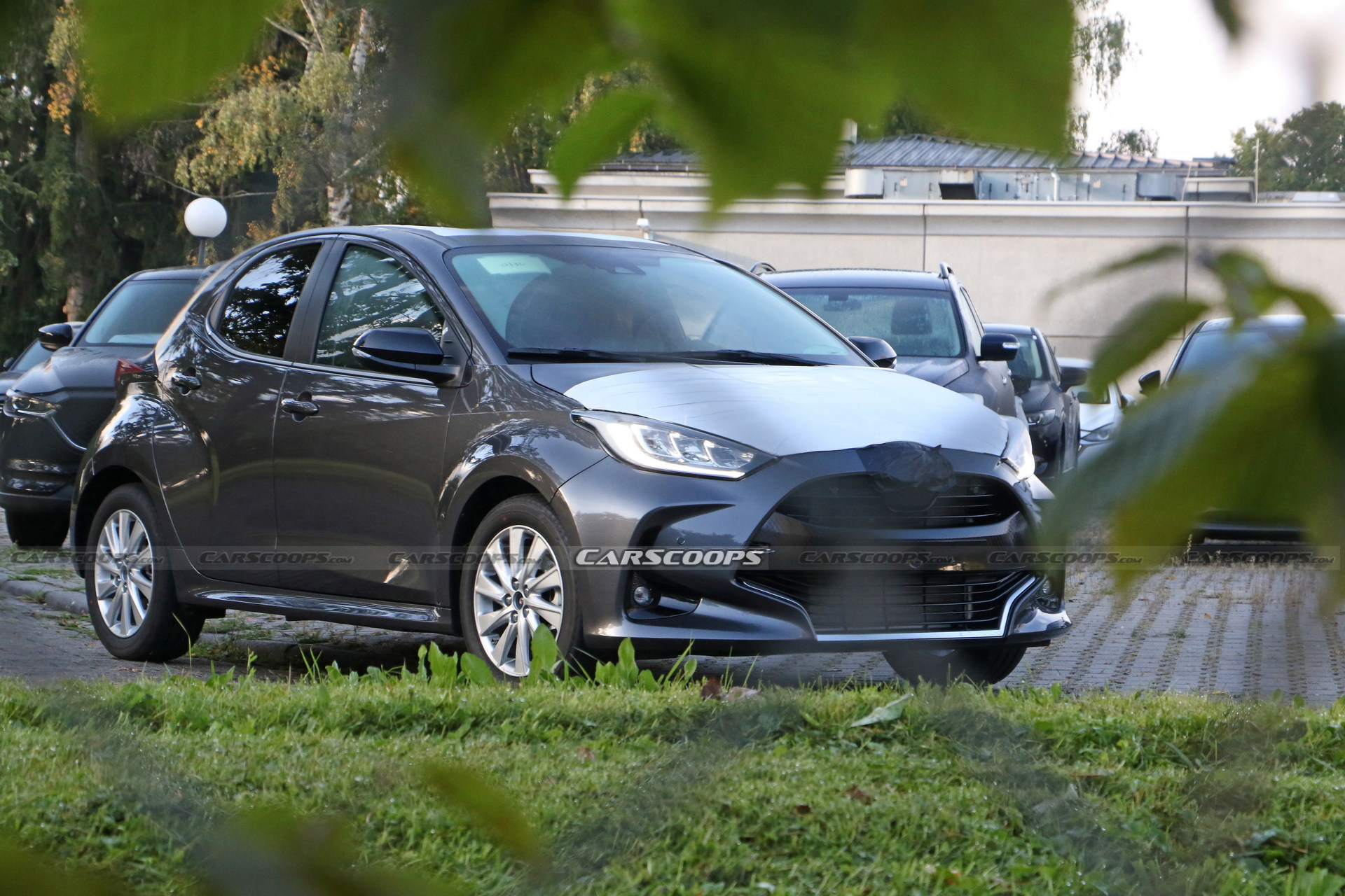 Semi-Camouflaged Toyota Yaris Hybrid Is Actually The 2023 Mazda2 For Europe