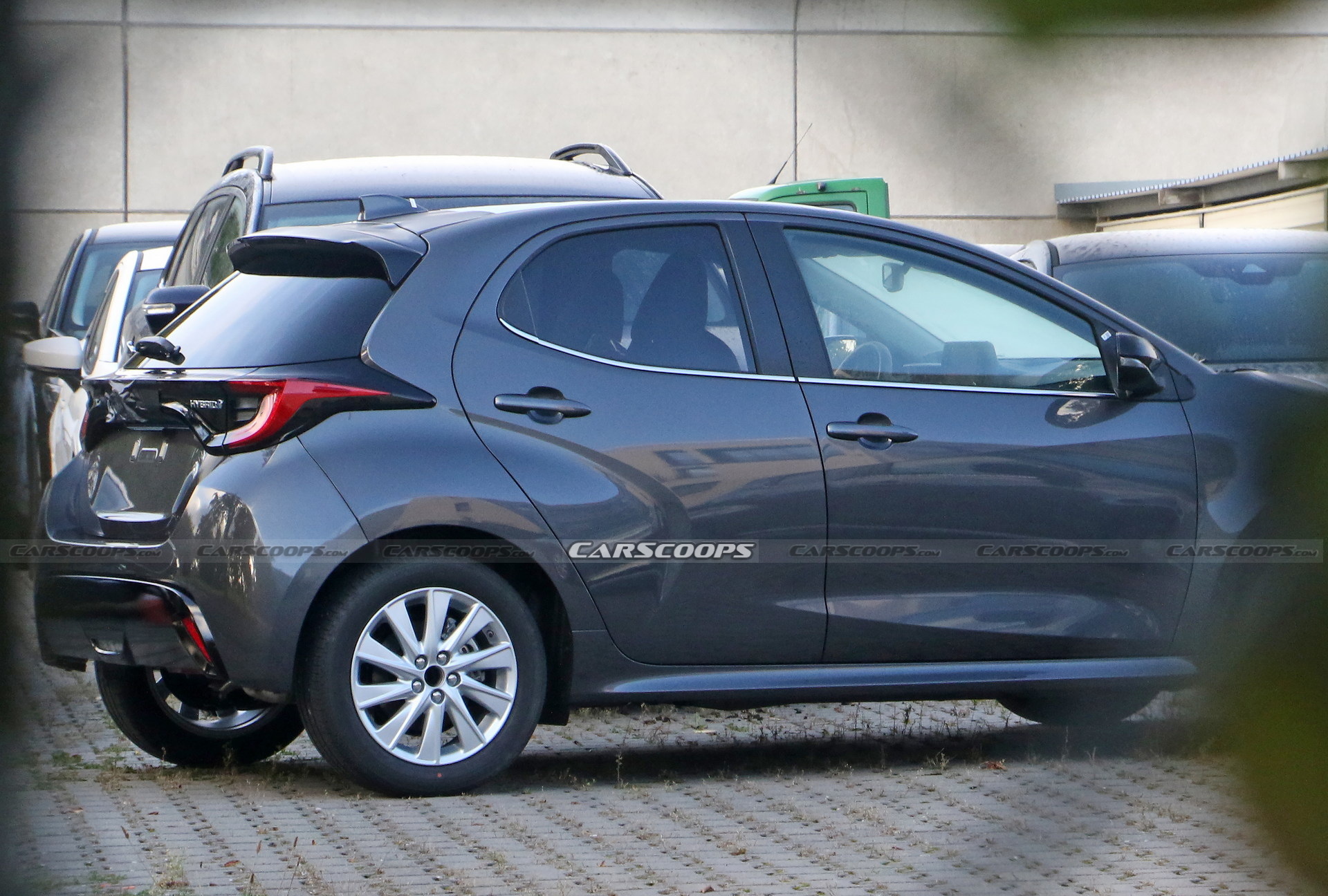 Semi-Camouflaged Toyota Yaris Hybrid Is Actually The 2023 Mazda2 For Europe