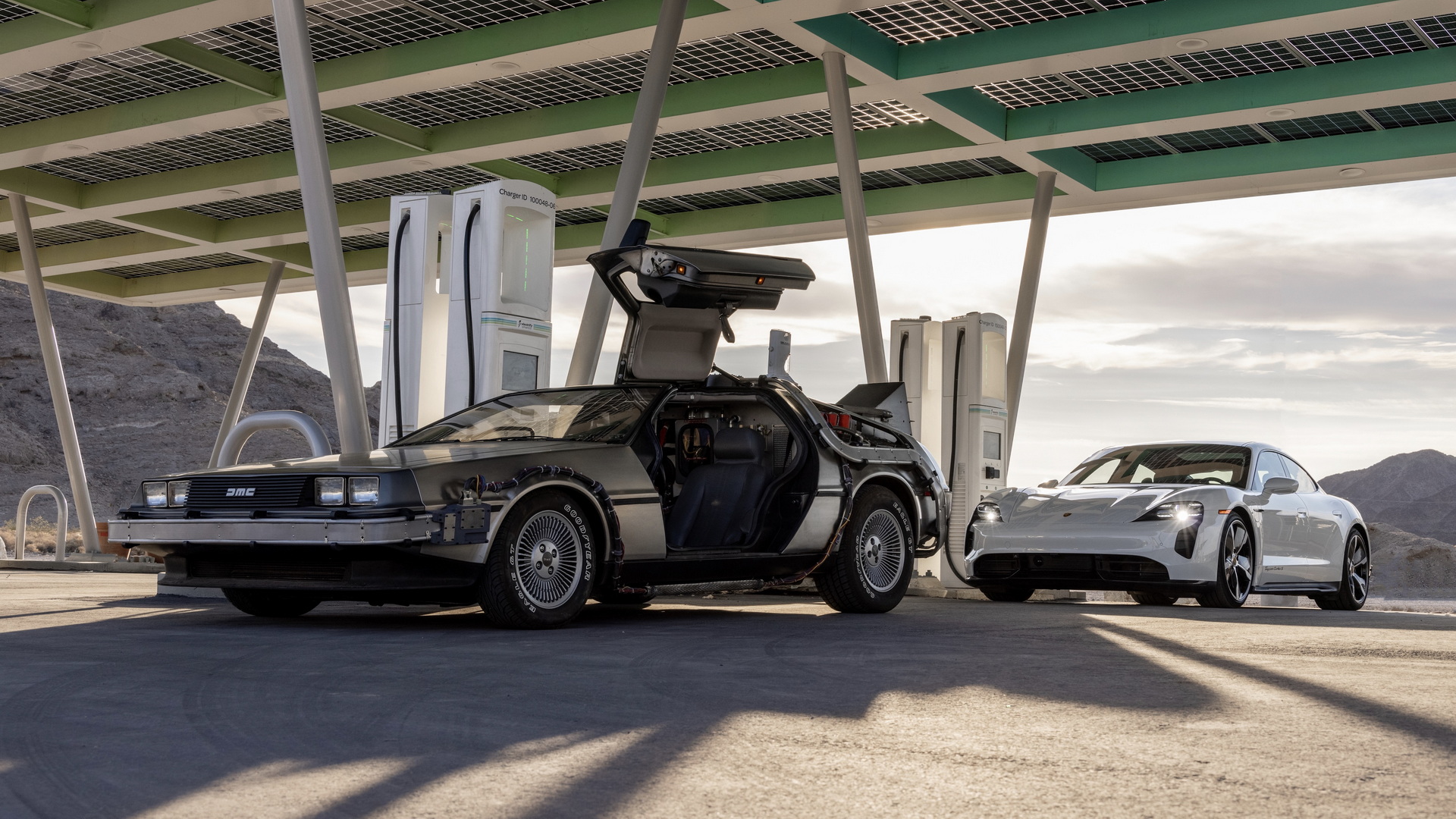 Great Scott! Porsche Generates 1.21 Gigawatts Of Charging Power, Enough To Go Back To The Future