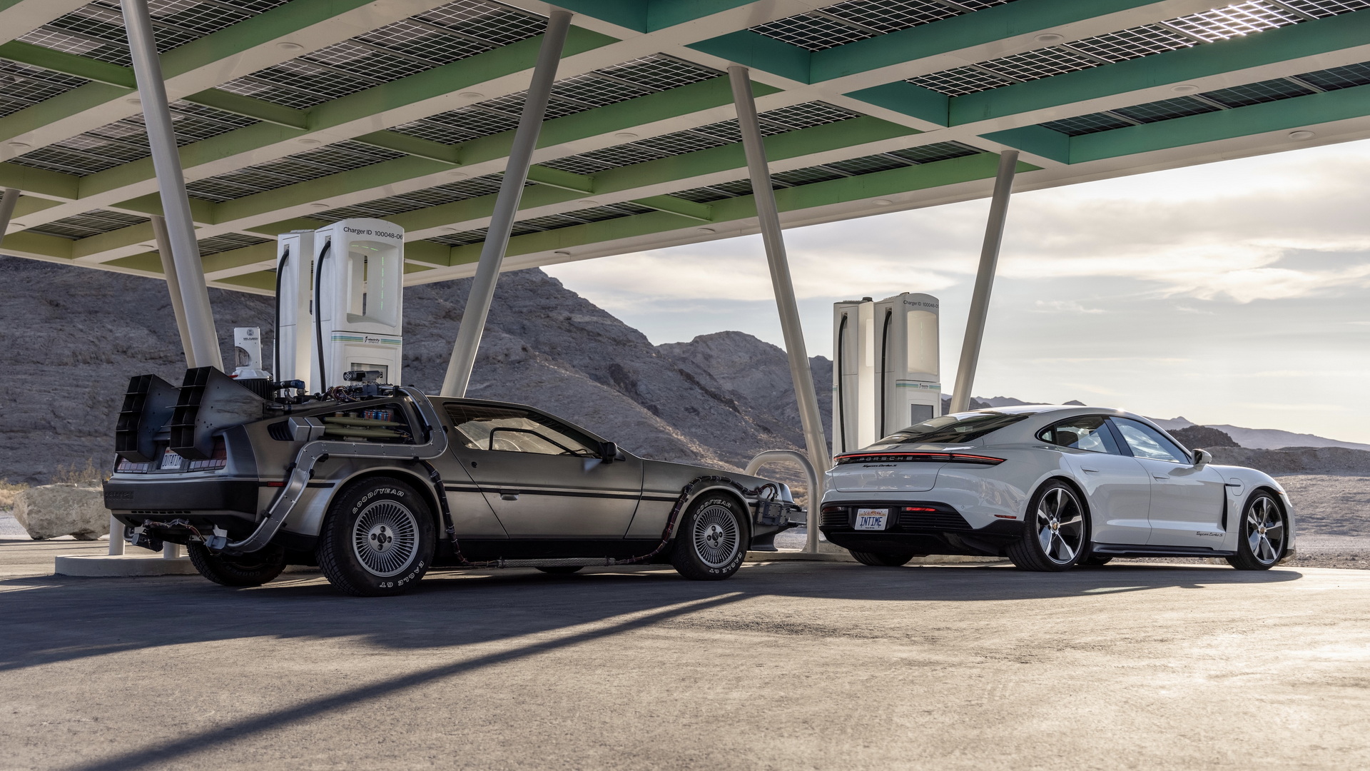 Great Scott! Porsche Generates 1.21 Gigawatts Of Charging Power, Enough To Go Back To The Future