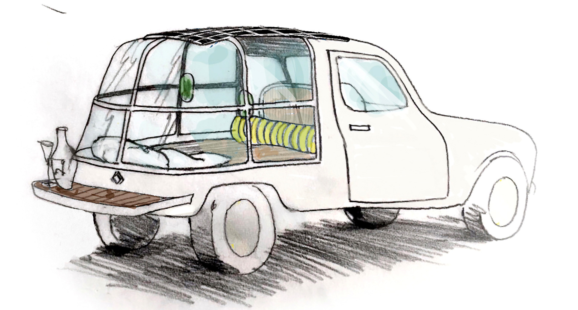 Renault 4L Electric Concept Inspired By Chic Hotels Celebrates The Model’s 60th Anniversary