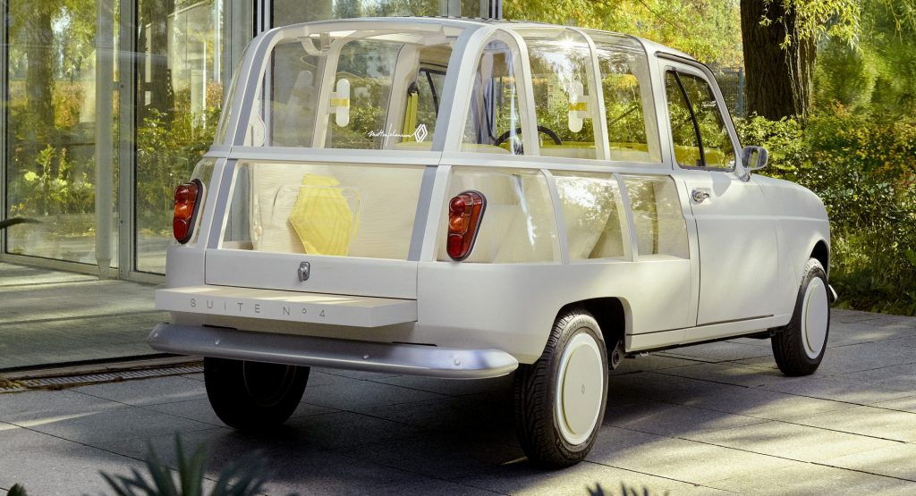  Renault 4L Electric Concept Inspired By Chic Hotels Celebrates The Model’s 60th Anniversary