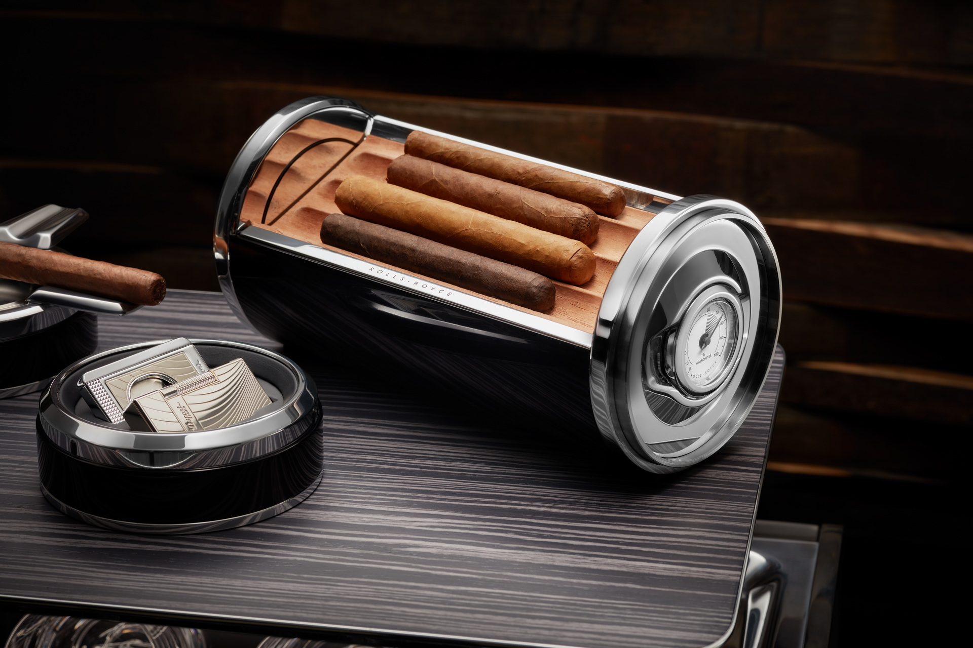 Whisky, Cigars, And Rolls-Royce Engineering Combine In This $55,000 Cellarette