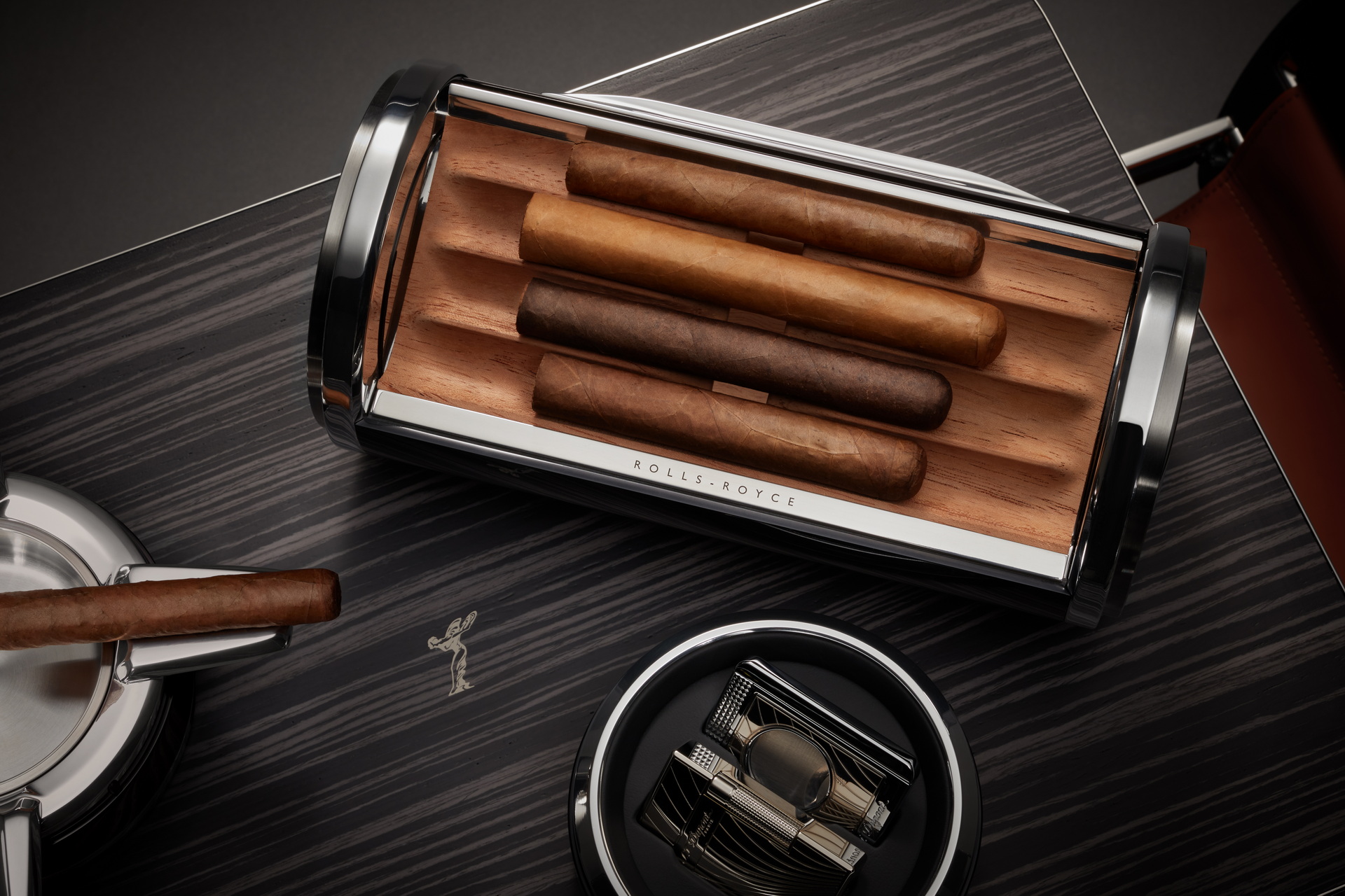 Whisky, Cigars, And Rolls-Royce Engineering Combine In This $55,000 Cellarette