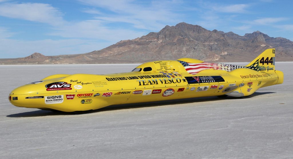  Team Vesco 444 “Little Giant” Broke The National EV Speed Record With 353 MPH