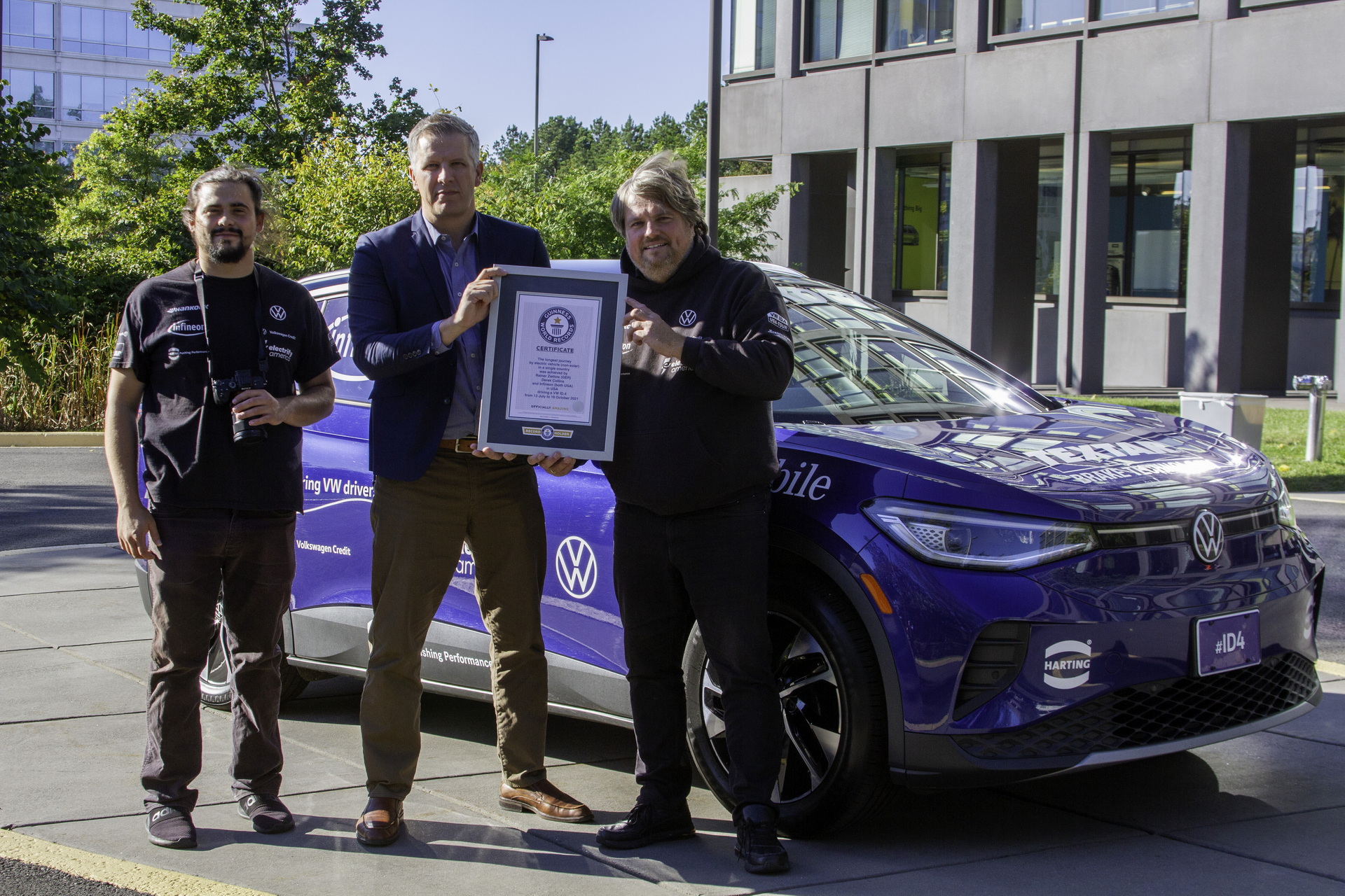 Volkswagen ID.4 Earns Guinness World Record For Longest Continuous EV Trip In One Country