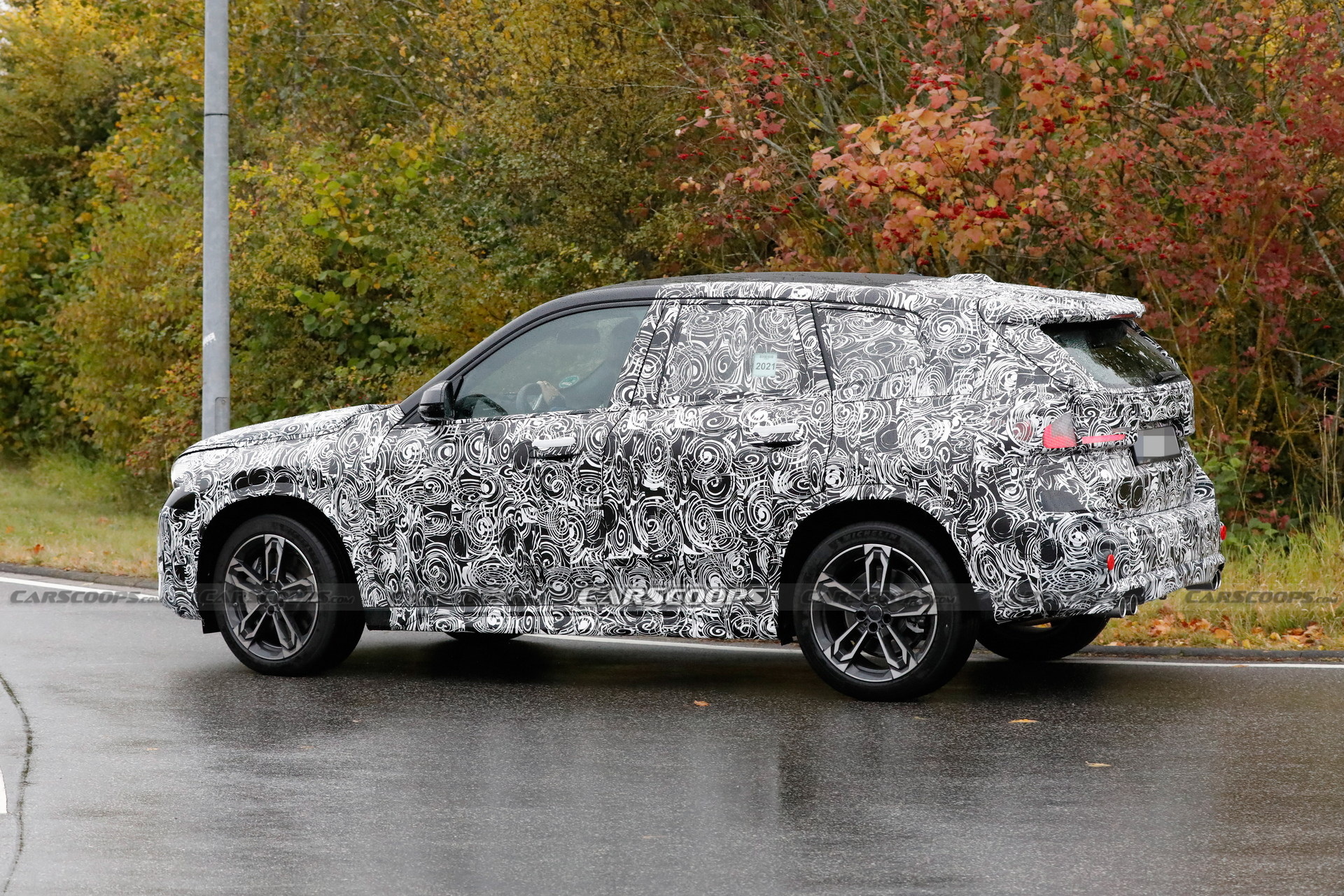 2023 BMW X1 M35i Spied With Quad-Tailpipes Powersliding In The Snow