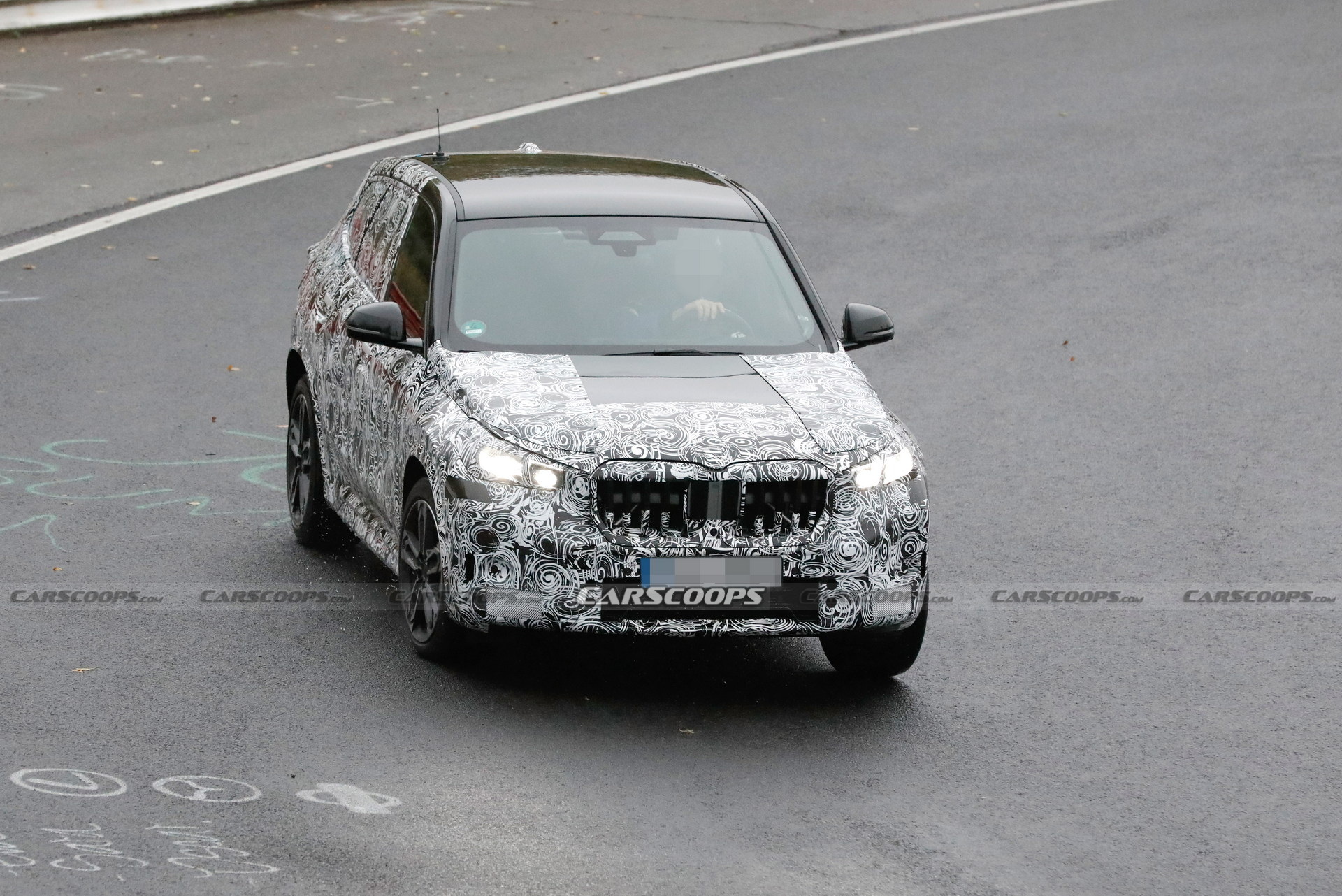 2023 BMW X1 M35i Spied With Quad-Tailpipes Powersliding In The Snow