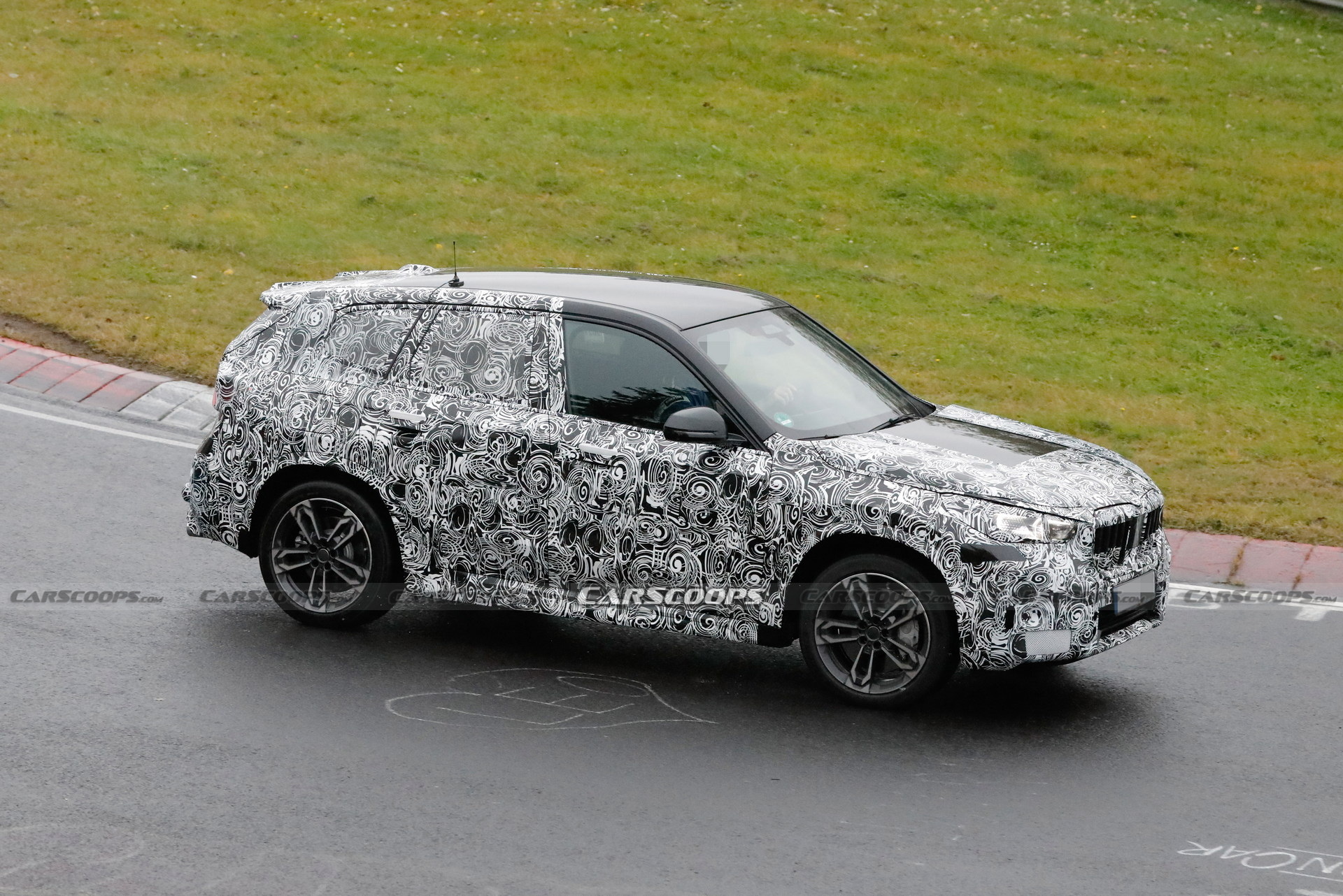 2023 BMW X1 M35i Spied With Quad-Tailpipes Powersliding In The Snow