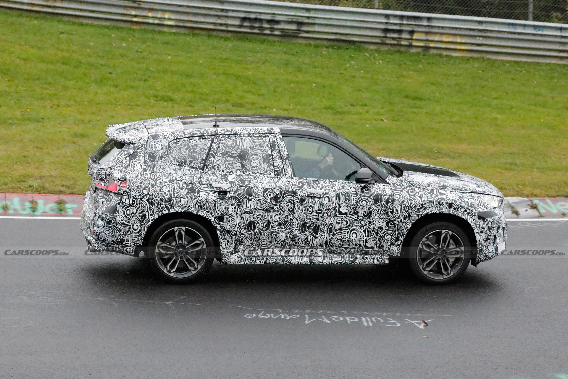 2023 BMW X1 M35i Spied With Quad-Tailpipes Powersliding In The Snow