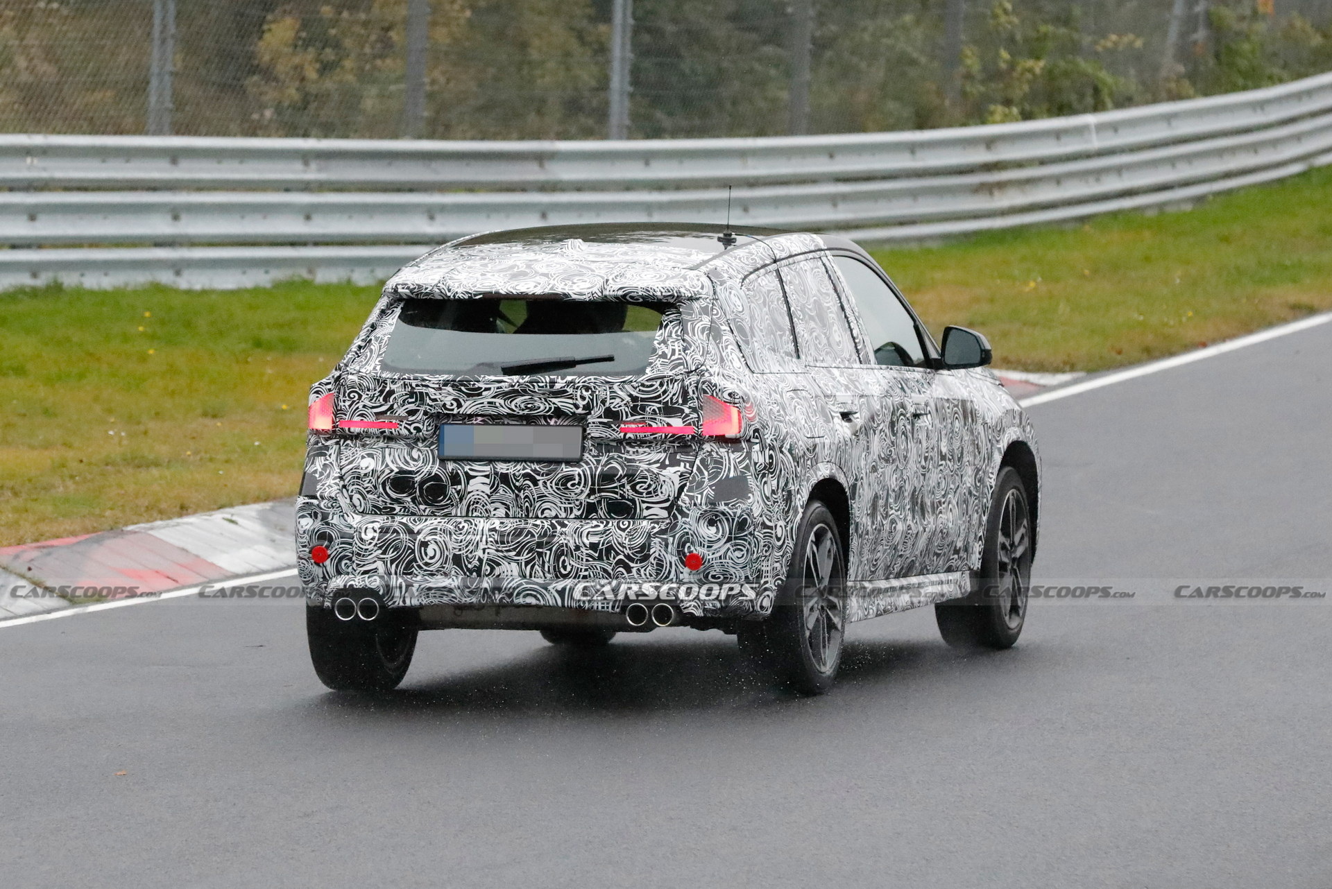 2023 BMW X1 M35i Spied With Quad-Tailpipes Powersliding In The Snow