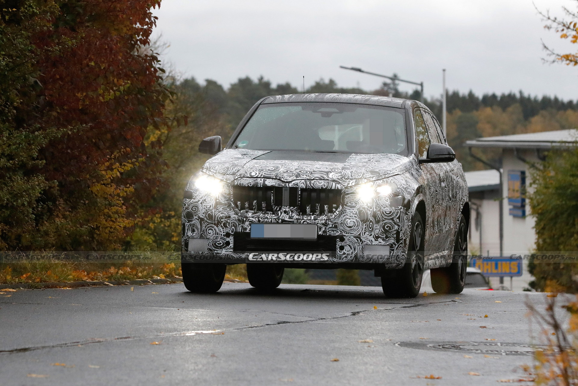 2023 BMW X1 M35i Spied With Quad-Tailpipes Powersliding In The Snow