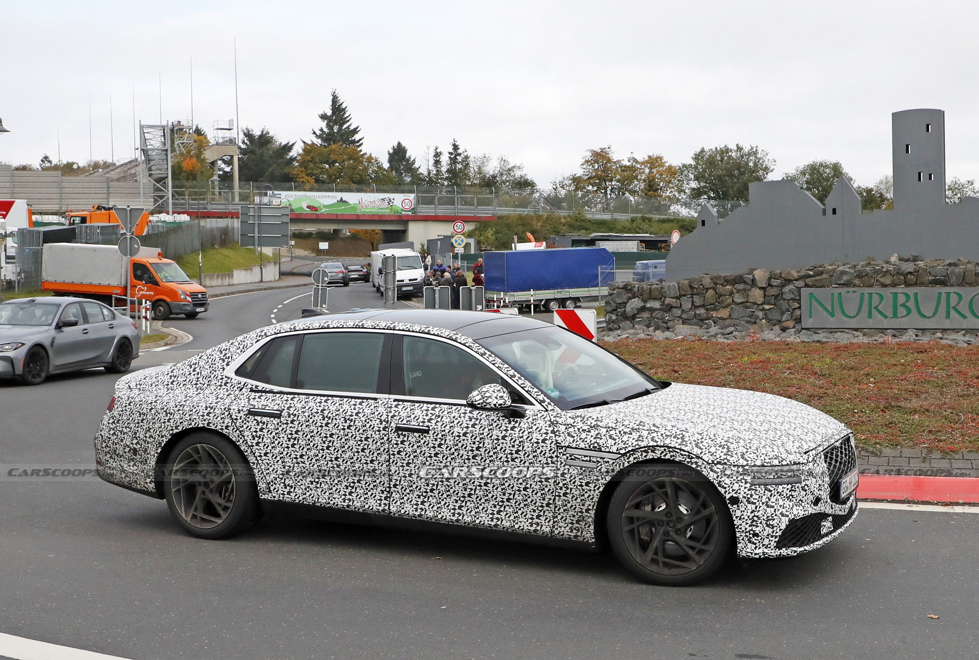 2022 Genesis G90 Spied Inside-Out Revealing Premium And Tech-Filled Cabin