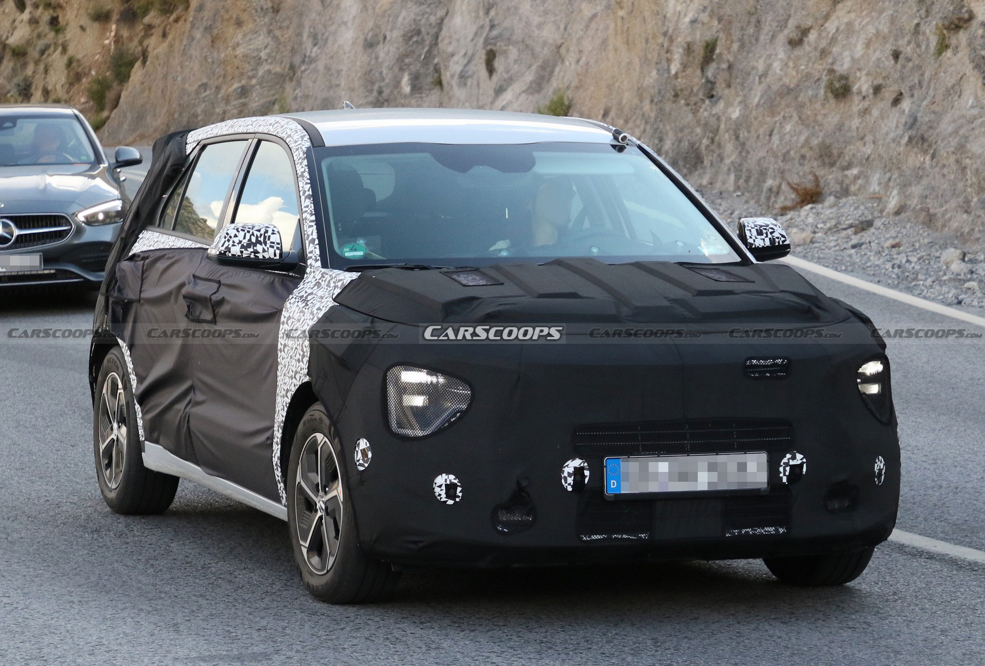 2023 Kia Niro Drops Camo And Reveals Its Production Headlights