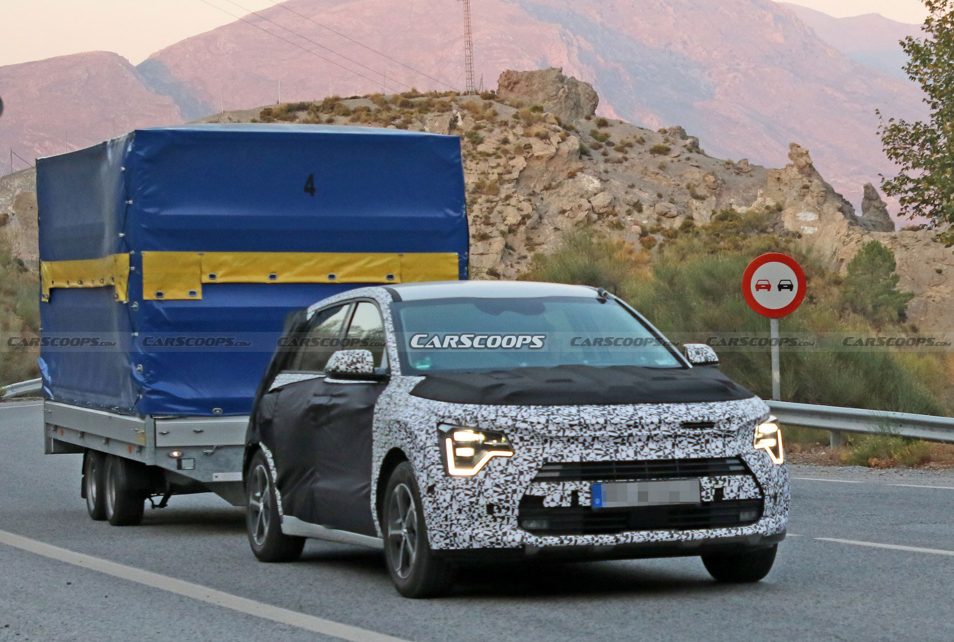 2023 Kia Niro Drops Camo And Reveals Its Production Headlights